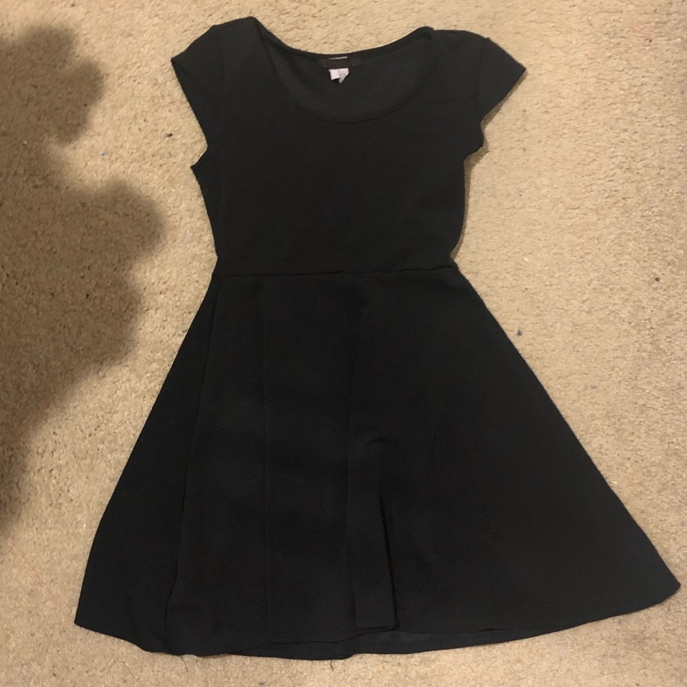 Black skater dress